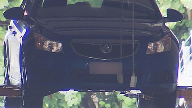 The seized car. (9NEWS)