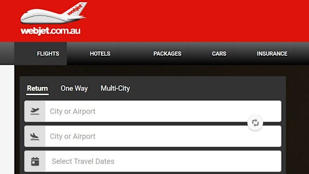 Webjet website