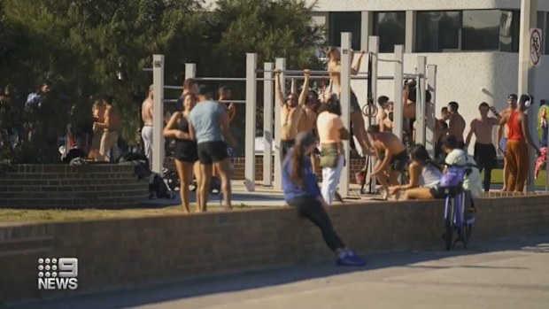 Sydney social distancing fail
