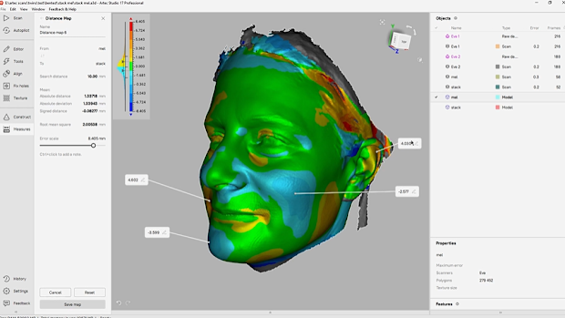 Travel Guides stars Stack and Mel on Australia's Most Identical facial scan 