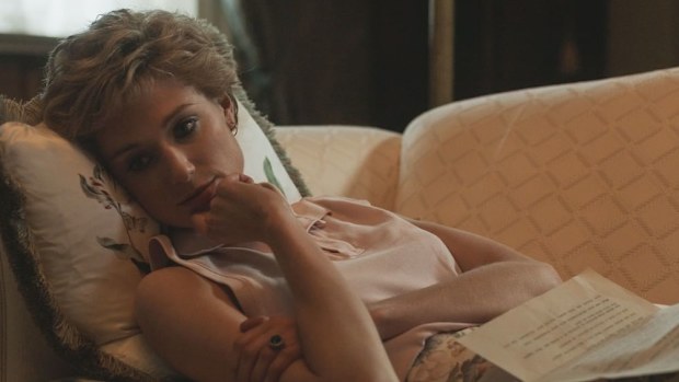 Elizabeth Debicki as Princess Diana in The Crown Season 5.