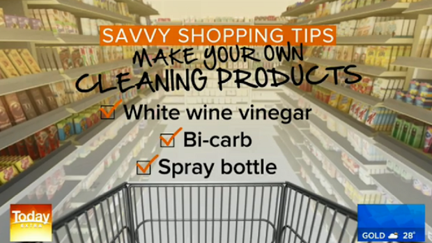 You can make your own cleaning products for a fraction of the price.