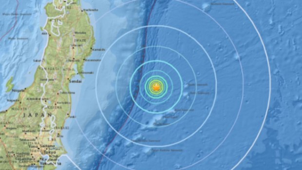 A 6.1 quake has struck off the coast of Japan. 