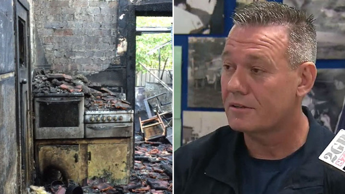 Hero cop rescues elderly couple from blaze in shorts and thongs | Nine ...