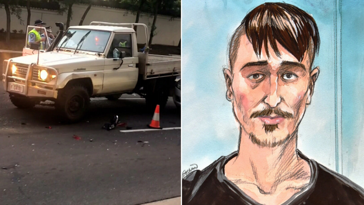 Dramatic Darling Harbour arrest after 'police pursuit in stolen ute ...