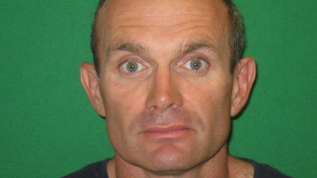 Christopher Empey is on the run in Victoria.