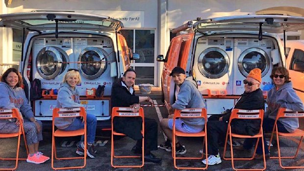 Orange Sky Laundry want help to launch in the Territory. (Supplied)