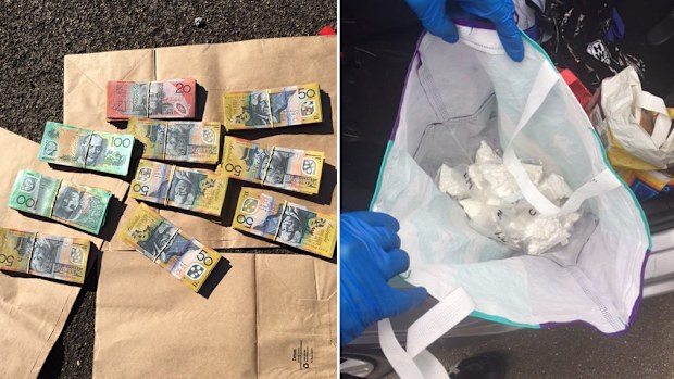 Police found cash and 2kg of cocaine. (AAP)