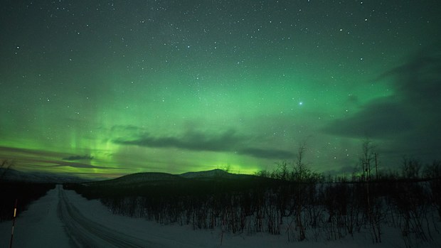 This was worth getting out of bed for. Lofoten Islands, Norway. (9NEWS/Jessica Braithwaite)