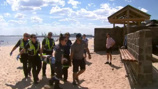 One jet skier was taken to hospital. (9NEWS)