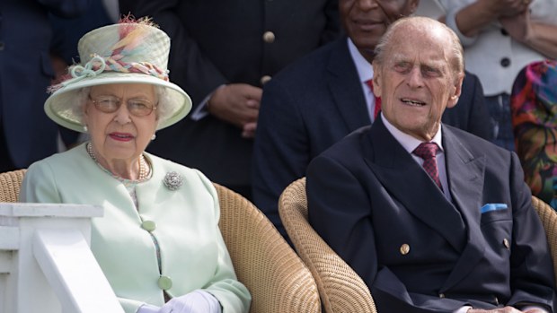 The Duke of Edinburgh has accompanied the Queen to a polo club event days after being discharged from hospital. (AAP)