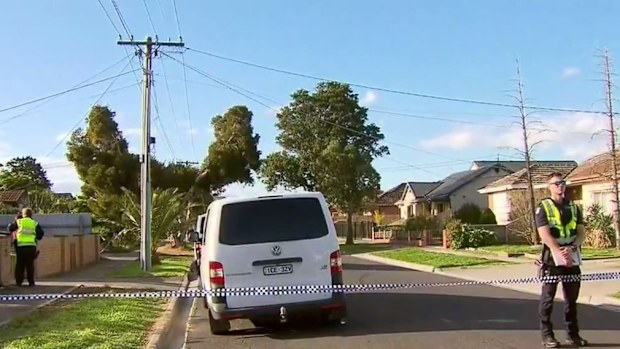 The woman's body was found at a St Albans home. (9NEWS)
