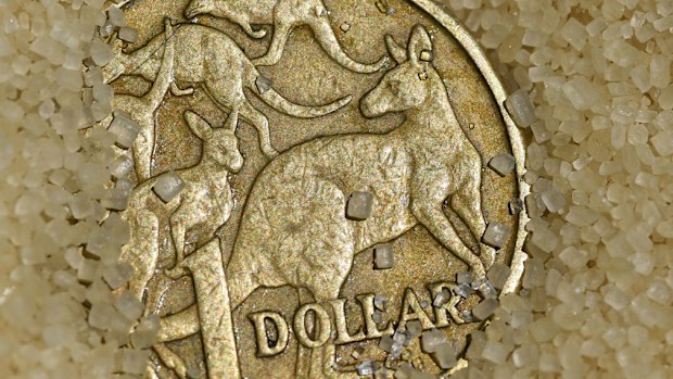 The Aussie dollar hit a two-year high. (AAP)