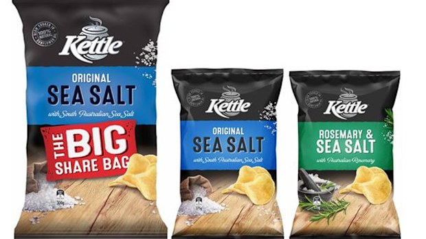 The recalled Kettle chip packets.