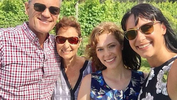 The Falkholt family - Lars, Vivian, Annabelle and Jessica.