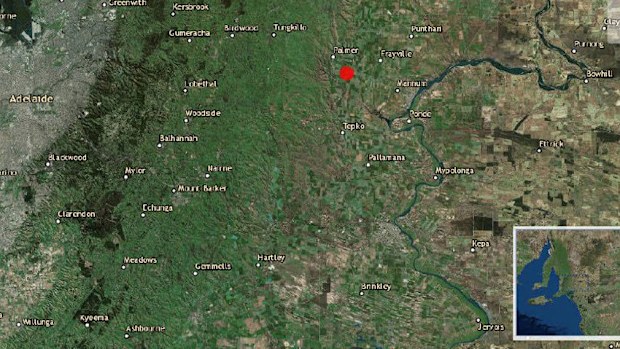 The magnitude-3.2 earthquake struck in the Adelaide Hills. Picture: Supplied