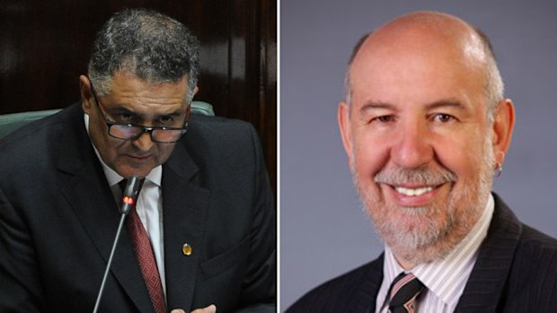 Speaker Telmo Languiller (left) and Deputy Speaker Don Nardella (right) claimed a second residence allowance to live away from the Melbourne CBD. 