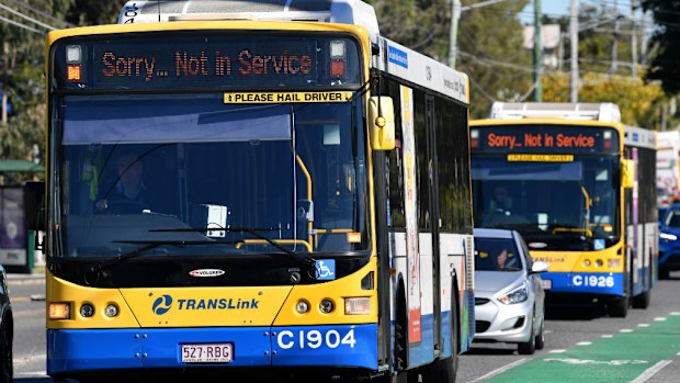 Ride the bus for free today. (AAP)