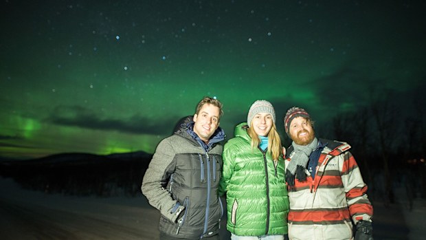 You can take your balaclava off when posing for photos. (9NEWS/Jessica Braithwaite)