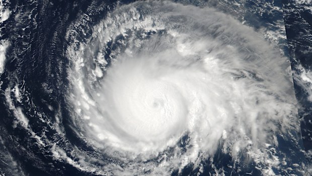 Irma has strengthened to a Category Five storm. (AAP)