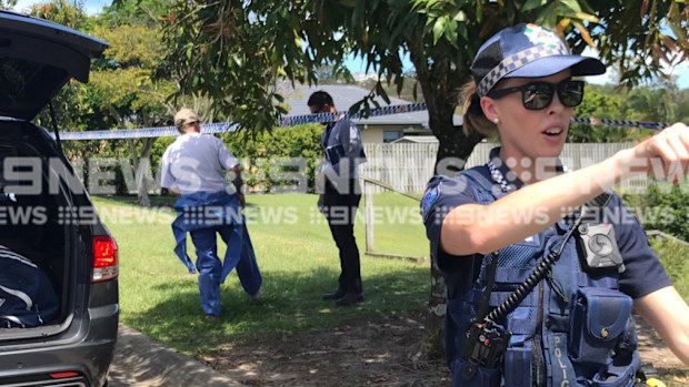 The shooting occurred on Roe Street in Upper Coomera. (9NEWS)