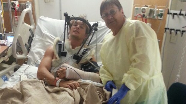 The rider went through intense rehabilitation.