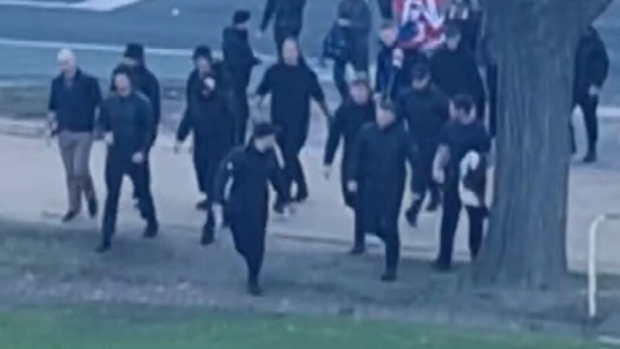 Neonazi protest Melbourne