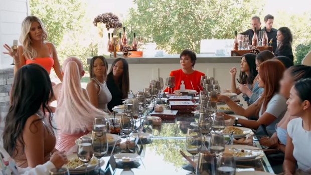 Khloé Kardashian makes toast on Keeping Up With the Kardashians