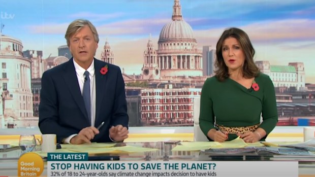 Richard Madeley and Susanna Reid on Good Morning Britain