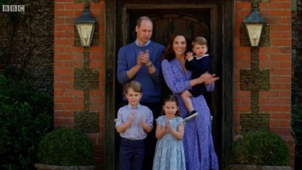 The Cambridges have led the charge in a fresh round of applause for healthcare workers.