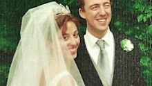 Archduchess Estelle of Austria and Archduke Carl Christian of Austria on their wedding day in 2007.