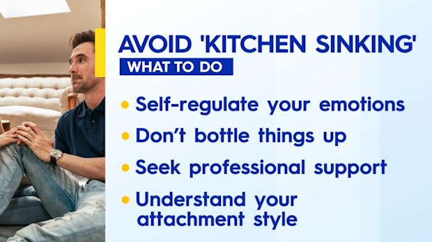 Kitchen sinking relationship arguing