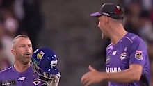 Beau Webster, Matthew Wade and Mitchell Owen had it out in the loss to the Sixers.