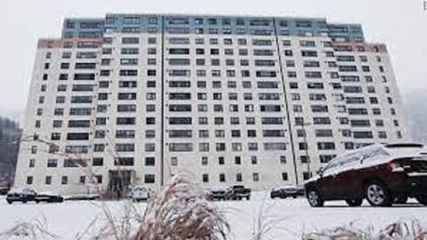 Majority of residents live in a single building.