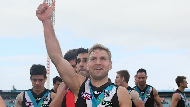 Port Adelaide veteran Kane Cornes. (AAP)