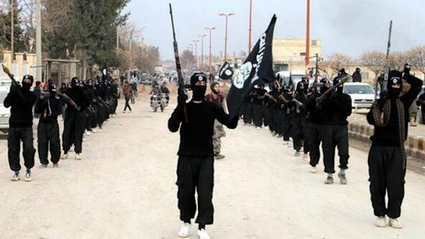 ISIL fighters in Raqqa, Syria. (AAP)