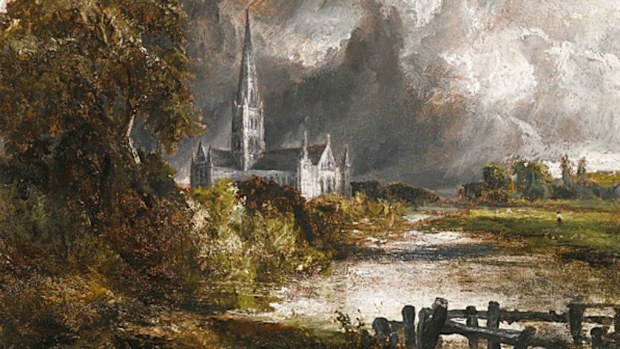 Salisbury Catherdral from the Meadows, by John Constable. (Sothebys)