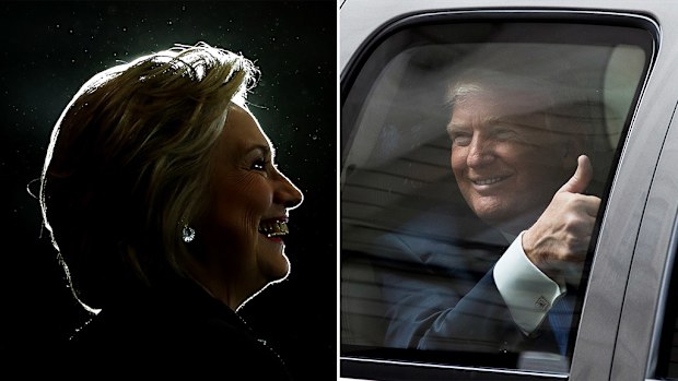 Presidential hopefuls Hillary Clinton and Donald Trump. (AFP)