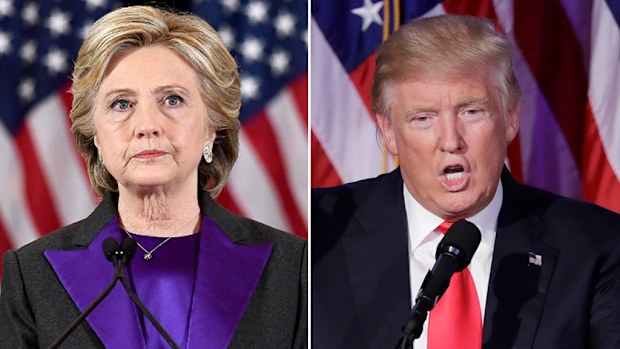 Hillary Clinton is leading the popular vote over Donald Trump. 