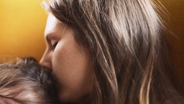 Woman with daughter