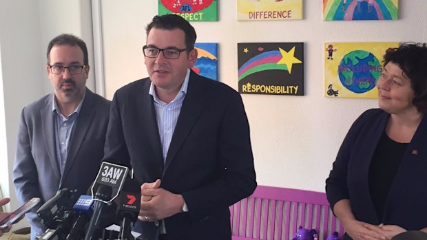 Victorian Premier Daniel Andrews announced the package this morning. (9NEWS)