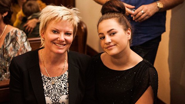 Angela Ferullo (L) days before she was killed by her ex-husband James Payet. (Supplied)