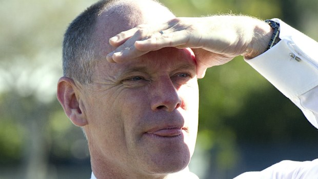 Queensland Premier Campbell Newman looks on during an engagement at the Stafford State School in Brisbane, Thursday, June 26, 2014. (AAP)