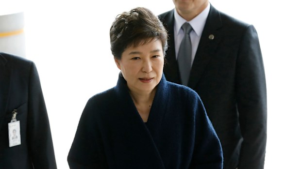 Impeached South Korean president Park Geun-Hy. (AAP)