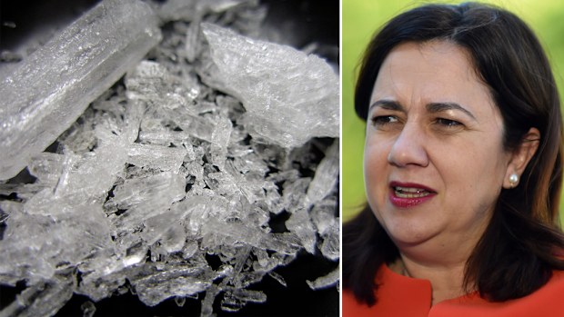 The drug ice, and Queensland Premier Annastacia Palaszczuk. (AAP file images)