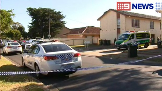 Emergency services at the Mansfield Park home. (9NEWS)