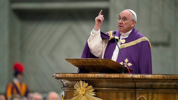 Pope Francis. The Vatican has backed the use of force in the war against IS. (AAP)