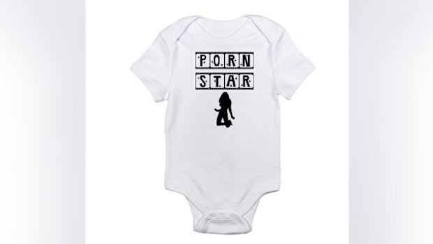 The site has apologised on Twitter and said they are reviewing the offensive baby clothing.
