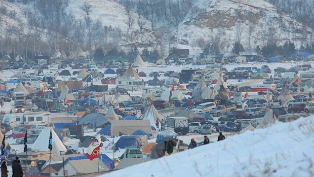 Work is set to resume on the Dakota Access Pipeline after the army granted the developed permission to lay pipes under Missouri River. (AAP)