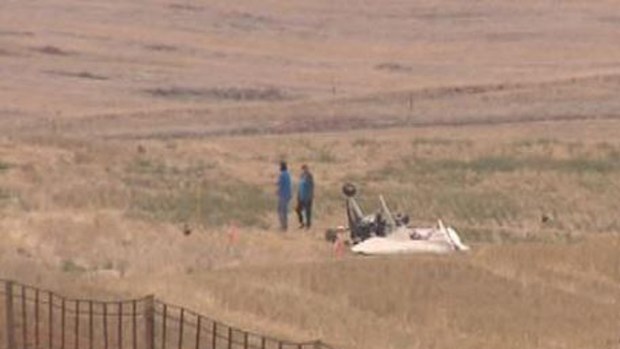 A 70-year-old pilot was killed in the crash. (9NEWS)